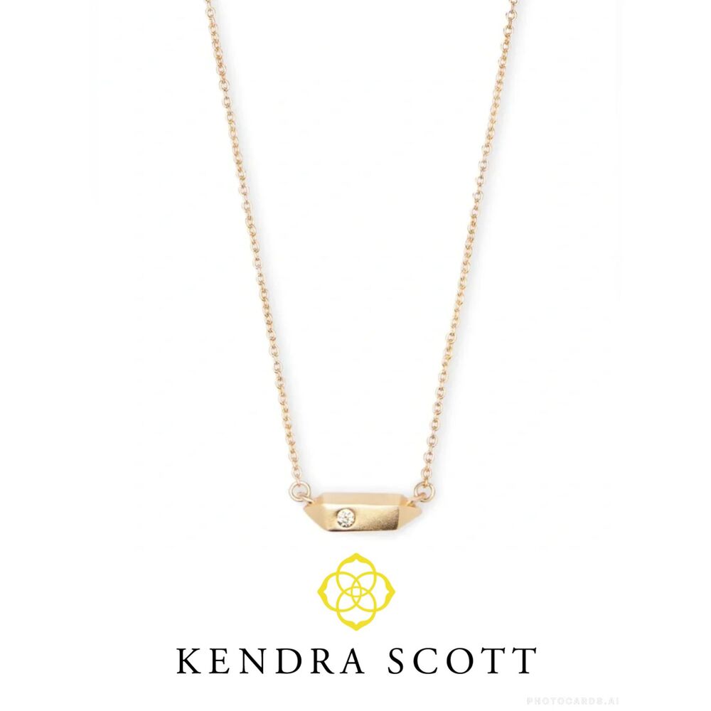 NWOT Kendra Scott Gold Charly Necklace